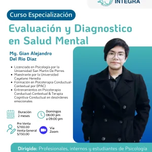 Curso: Evaluación y Diagnóstico en Salud Mental