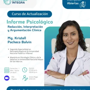 Curso de Actualización: Informe Psicológico